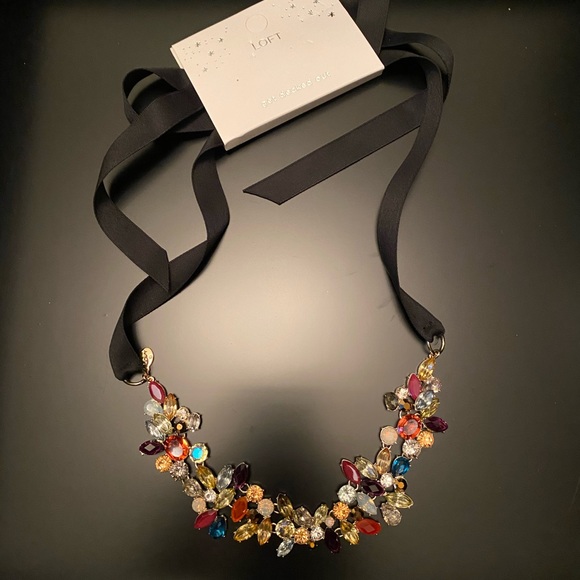LOFT Jewelry - Brand New LOFT Multicolored Ribbon Necklace